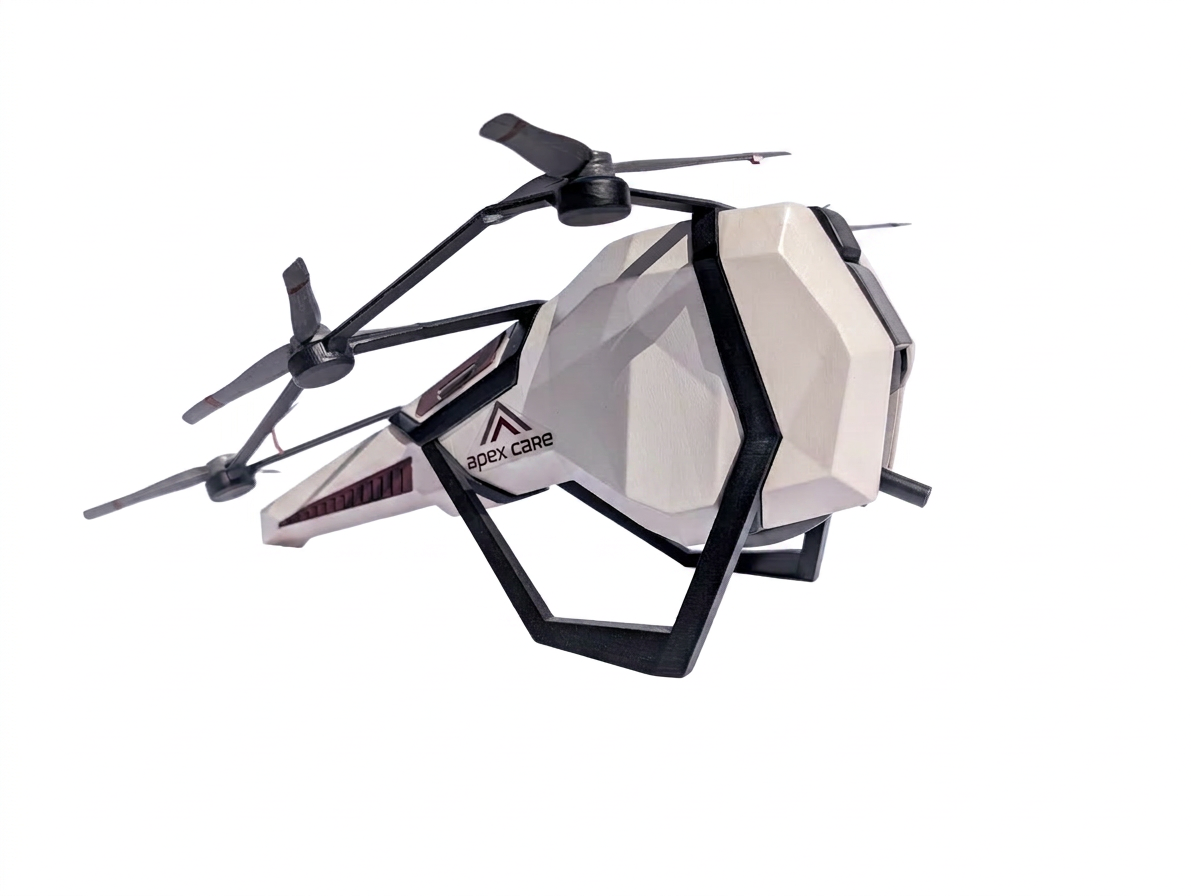1:2 scale physical model of the Apex Care drone
